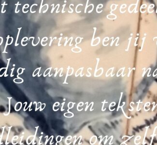 Website teksten